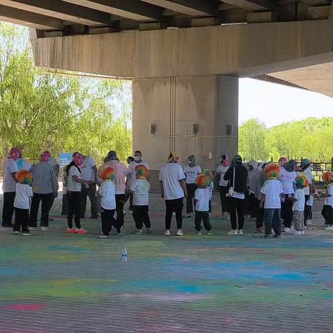 快乐宝贝幼儿园六一彩跑活动纪实