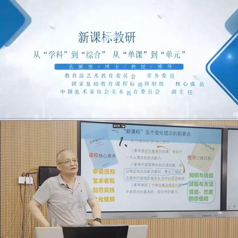 “学习艺术新课标，开启美育新征程”——徐家楼学区美术教研活动