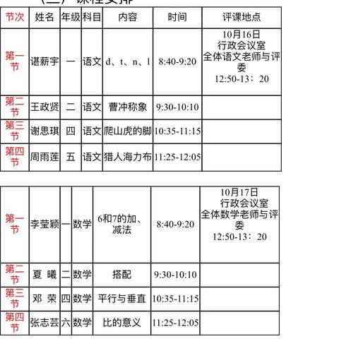 赛课磨砺绽芳华 深耕教学促成长——东坪镇青山园完小“课堂教学我最优”新教师汇报课教学比武活动