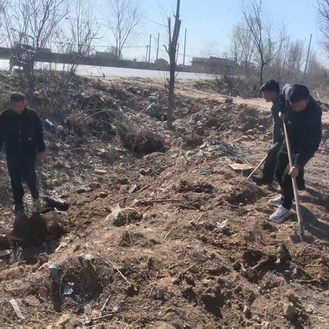 大北汪镇开展河道环境治理