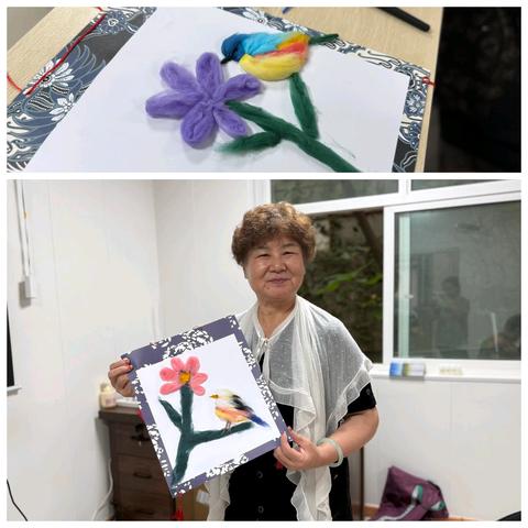 【守护蓝天精灵 传承指尖艺术】——长延堡街道昌明西路社区开展爱鸟护鸟主题棉絮画活动