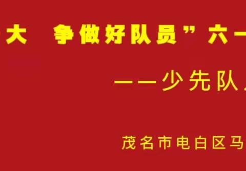 “学习二十大  争做好队员”—— 马踏镇珊瑚小学新生入队仪式