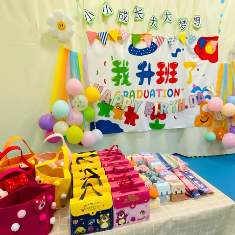 瑶华幼儿园富力城校区 七&八月大班“小小成长 大大梦想”主题生日会