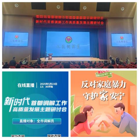 线上“充电”强本领 科技反暴双赋能 —— 花园路街道组织辖区人民调解员开展专题学习