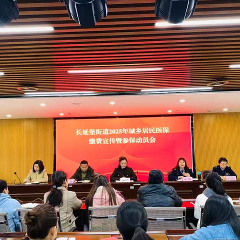 长延堡街道召开2025年城乡居民医保宣传暨参保动员会