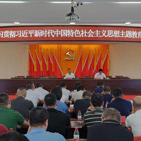 上华镇举办学习贯彻习近平新时代中国特色社会主义思想主题教育专题党课