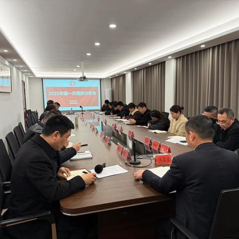 景德镇乐平支行召开2025年第一次案防分析会