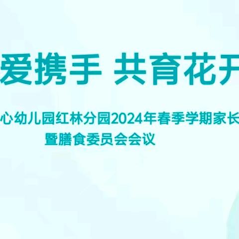 汇爱携手 共育花开—— 石碌镇中心幼儿园红林分园2024年春季学期家长委员会暨膳食委员会会议