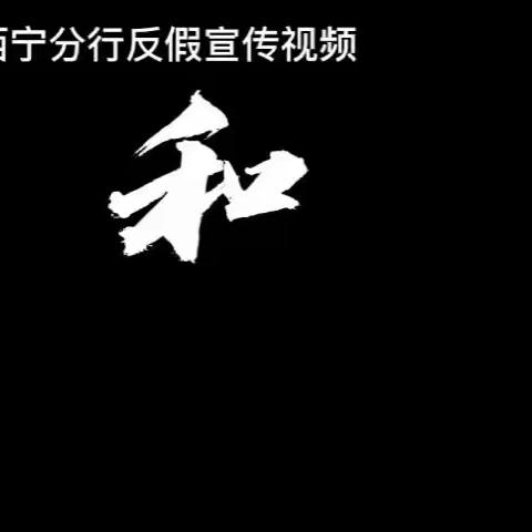 杜绝假币，共建和谐—招商银行西宁分行宣传活动