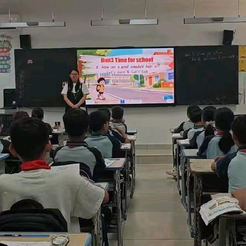 《Unit3 Time for school》公开课—— 英语课题组教研活动