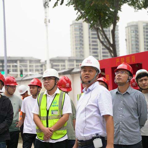 滨湖集团三季度在建项目互学互查活动在中铁四局阳光里项目部举行