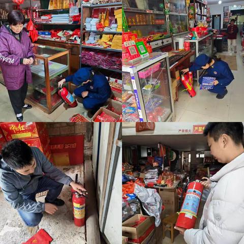 筑牢安全防线 守护集镇平安——莘口镇开展沿街店铺消防安全检查宣传