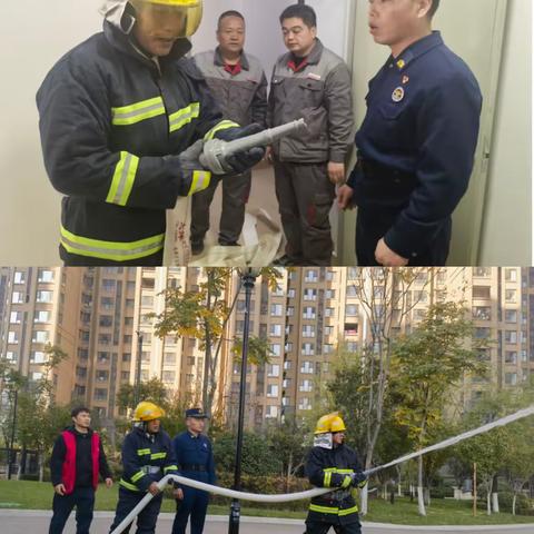 消防宣传月｜消防演练进小区 安全意识促平安