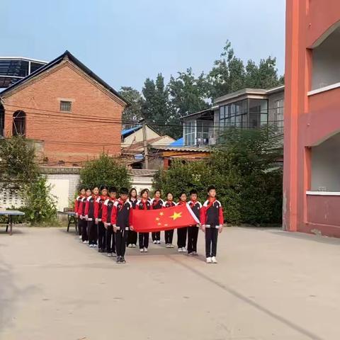 留固镇东街小学升旗仪式