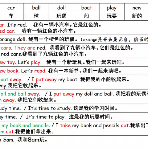 PEP UNIT5 sentences