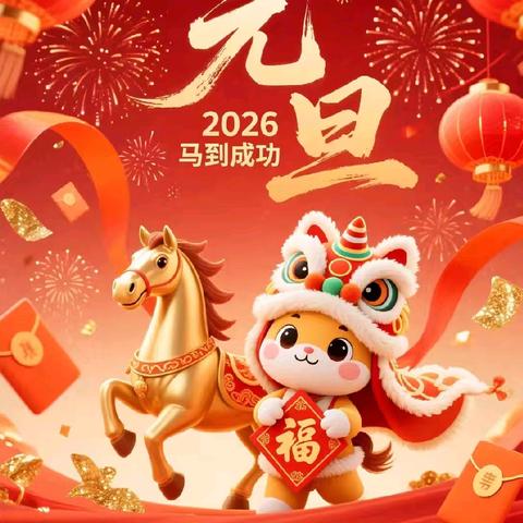 “🏮喜迎元旦 福马迎新🐴” ——爱贝儿幼儿园元旦假期温馨提示❤️