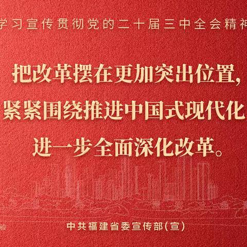 为学习宣传贯彻党的二十届三中全会精神         【 莆田新县初级中学】 ​