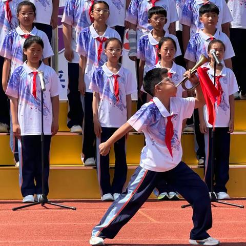 高擎长征旗 采写少年志 ——高采学校第三届“高歌”校园文化艺术节暨庆六一红歌展演活动
