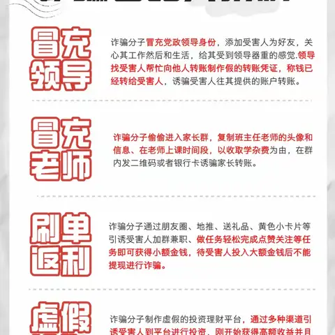 【2025年全国反诈宣传月】诈骗套路大拆解（一）