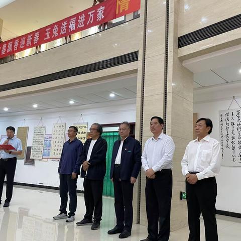 “大河墨舞 农谷书香”首届群众书法作品展隆重开幕
