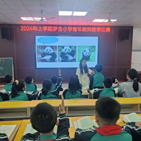 青年教师展风采，凝聚智慧促成长  ——罗含小学举行青年教师课堂教学比赛