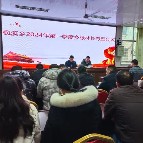 枫溪乡召开2024年乡级林长会议