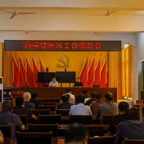 【“双争”有我】众志成城，防汛防洪——双井镇召开防汛工作推进会