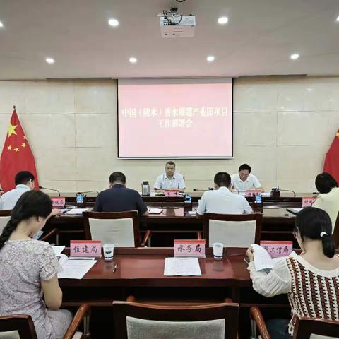 肖峰主持召开中国（陵水）香水榴莲产业园项目工作部署会