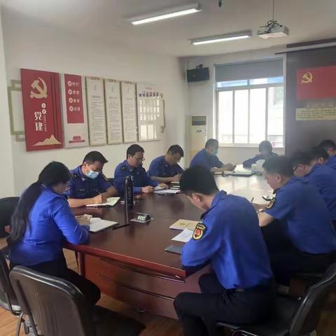 大南中队党支部开展“全力实施营商环境先锋行动”主题党日活动