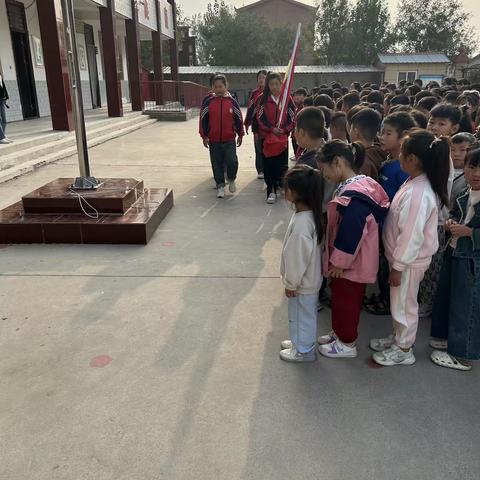 小小升旗记——白庄小学升旗仪式