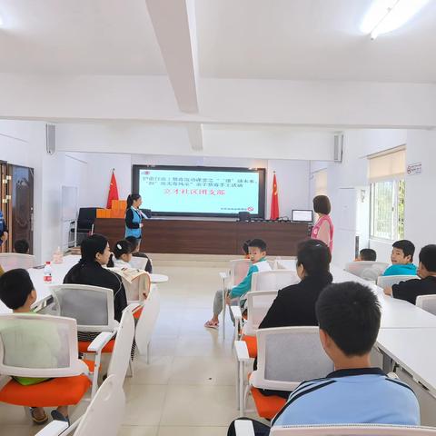 立才社区开展护苗行动禁毒流动课堂“纽动未来，扣出无毒风采”亲子家庭手工活动