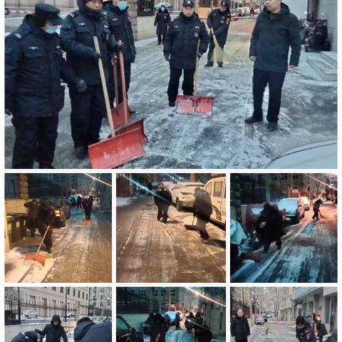 以雪为令 闻雪而动——趵突泉街道党员干部齐上阵，吹响清雪除冰“集结号”