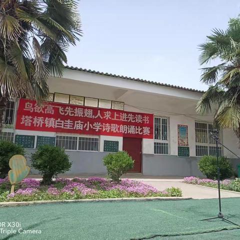 诗意童年 声动校园——白圭庙小学现代诗朗诵比赛纪实