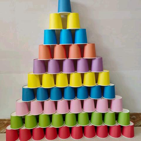 【三幼】中二班室内建构区——玩转纸杯 搭出快乐(刘凤)