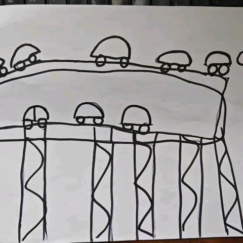 【三幼】中二班室内建构区——高速公路(刘凤)