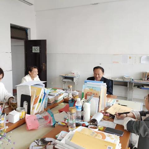 曹县仵楼镇中张庄小学语文教研活动