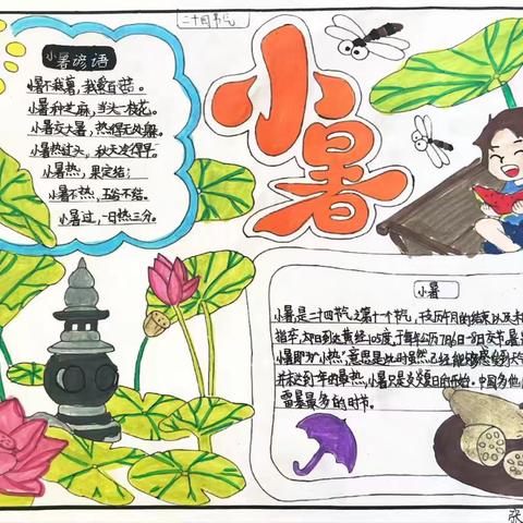 暑风知夏 童趣迎小暑 ——博兴县实验小学小暑节气主题活动