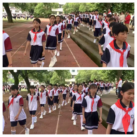 逐梦童趣时光 擎旗红领巾昂——临川区龙溪镇中心小学庆六一活动暨阳光体育大课间比赛