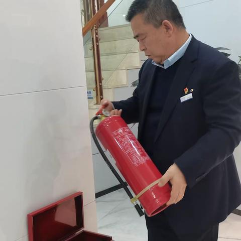 武山支行冬季安全检查