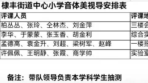 艺体视导明方向，深耕细研促成长——无棣县棣丰街道中心小学艺体信息视导纪实