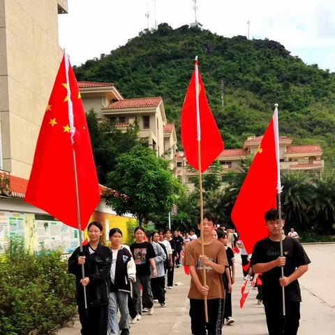 “情暖中秋，与爱同行”——天等县向都镇初级中学“迎中秋•庆国庆”双节敬老院送温暖活动