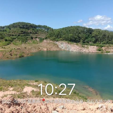 琼中县资规局到矿山巡查