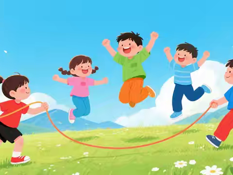 “绳彩飞扬，跃动童年” ——东万善小学跳绳比赛
