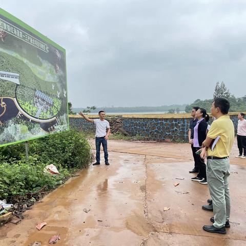 琼山区区委副书记、区长陈芳实地调研红旗镇重点项目工作