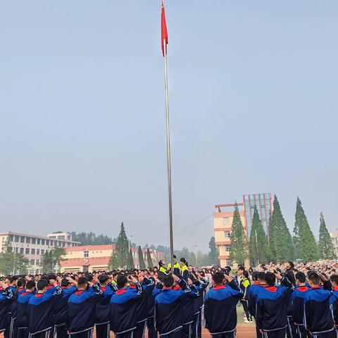 维护国家安全，你我都是主角—临沂汤庄实验学校“国家安全教育日”主题升旗仪式