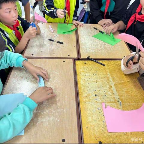 趣味剪纸，非遗文化进社区——北郭乡武庄小学社区教育