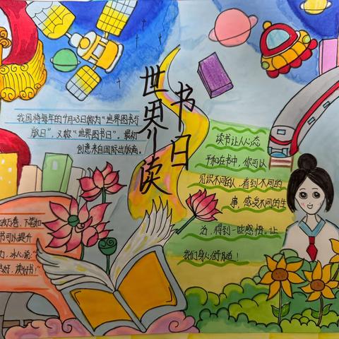 春色恰如许 读书正当时 ——记大邵村中心学校“4.23世界读书日”系列活动