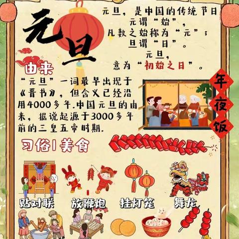 “庆元旦，迎新年”主题活动——爱蒙幼儿园💗💗