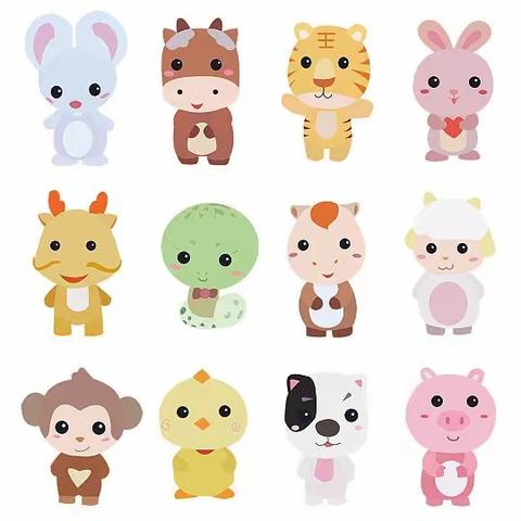 紫微台森林幼儿园大二班十二月《十二生肖》主题