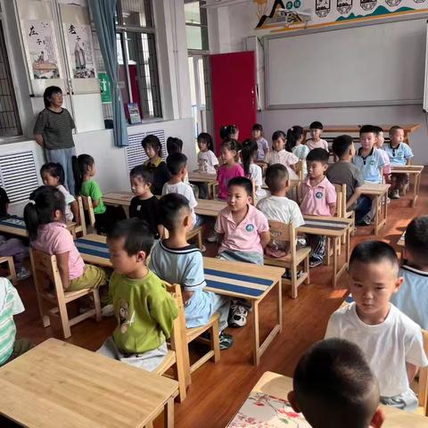 北义井中心学校 北义井幼儿园国学课开课啦！